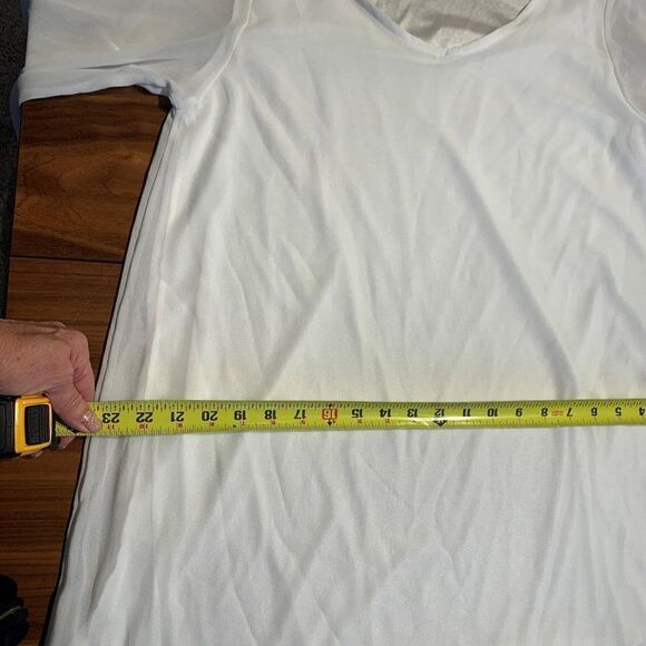 Dress, coverup, knee length, sheer, lined, unstructured, one size - Picture 7 of 16